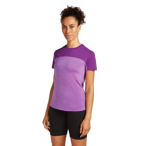 Icebreaker Womens Merino 125 Cool-Lite Sphere III SS Tee Colour Block